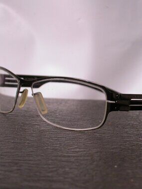 IC! Berlin Mao Black Modern Light Weight Eyeglasses Made in Germany